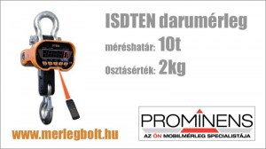 ISDTEN darumérleg 10t/2kg