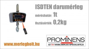 ISDTEN darumérleg 1t/0,2kg
