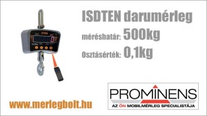 ISDTEN darumérleg 500kg/0,1kg