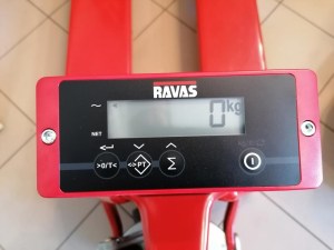 RAVAS 1100 - mérleges raklapemelő, mérleges béka